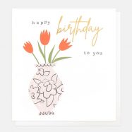 Happy Birthday To You Vase
