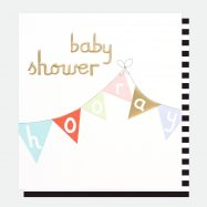 Baby Shower Bunting Card