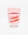 I Believe in Coffee travel mug