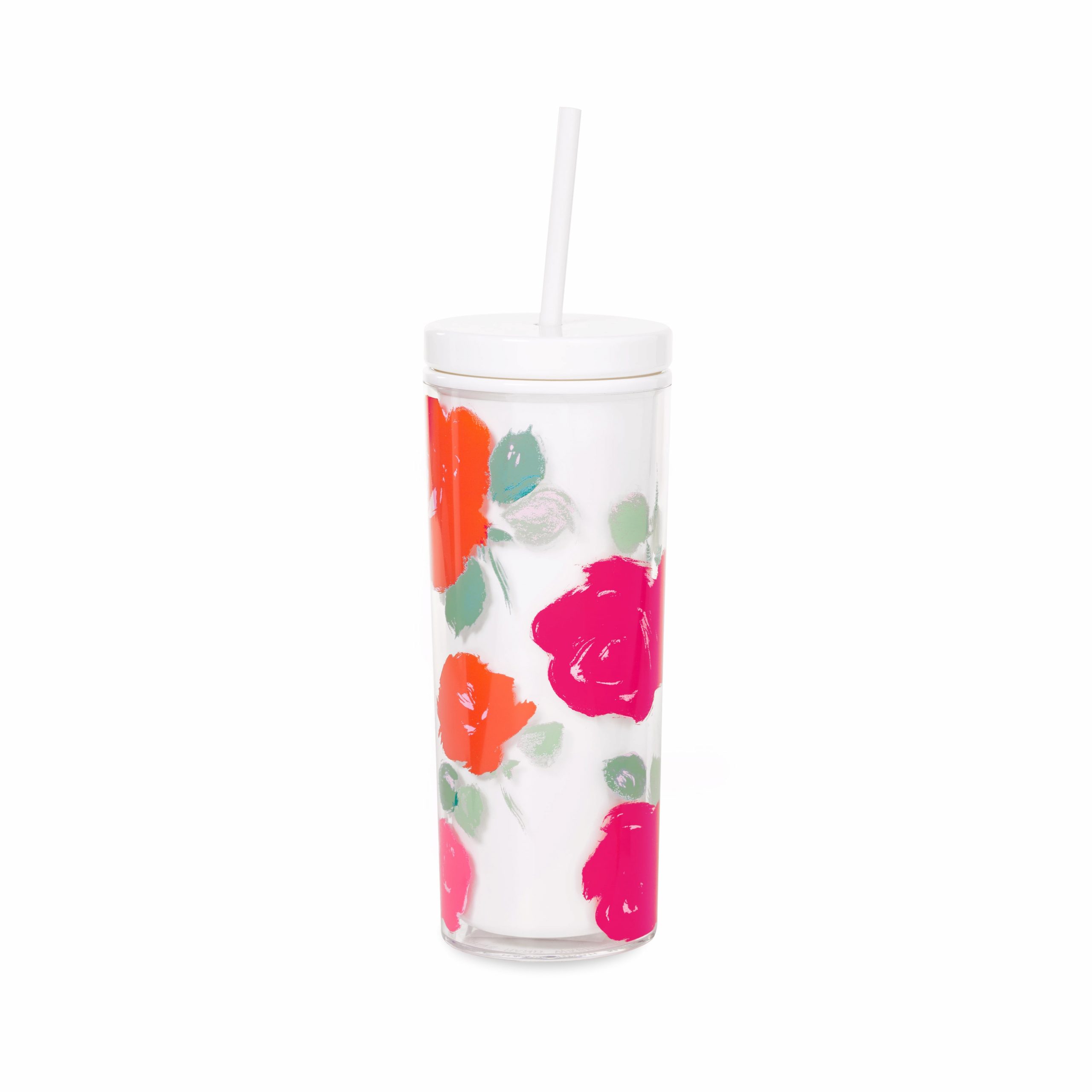 AcrylicTumbler With Straw