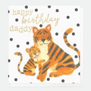 Happy Birthday Daddy Tiger Birthday Card