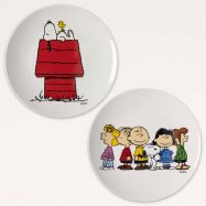 Peanuts plate set Snoopy and Gang