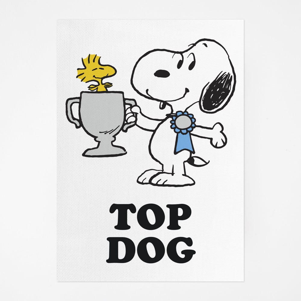 Peanuts - Tea Towel - Top Dog