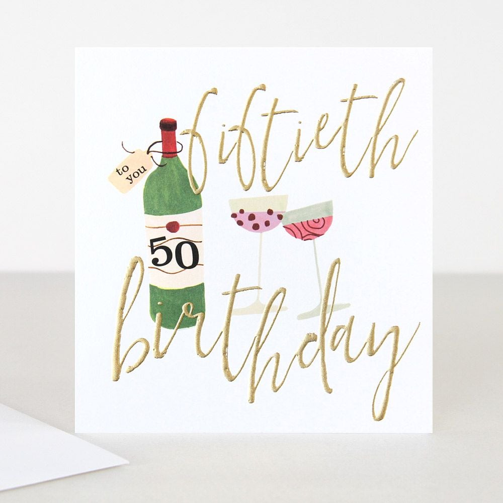 50th Birthday Card