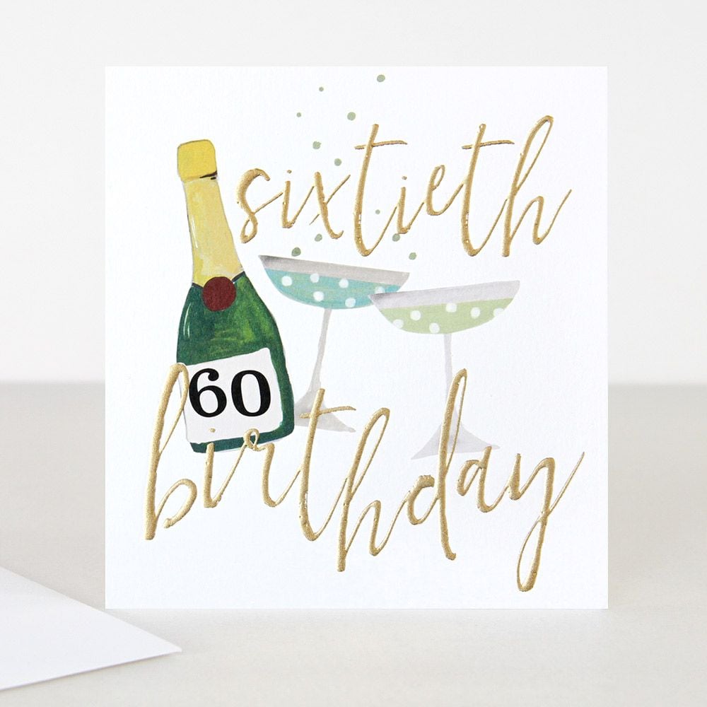 60th Birthday Card