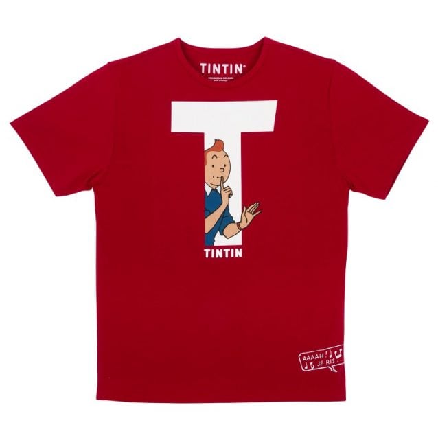 Tintin T Red tee shirt