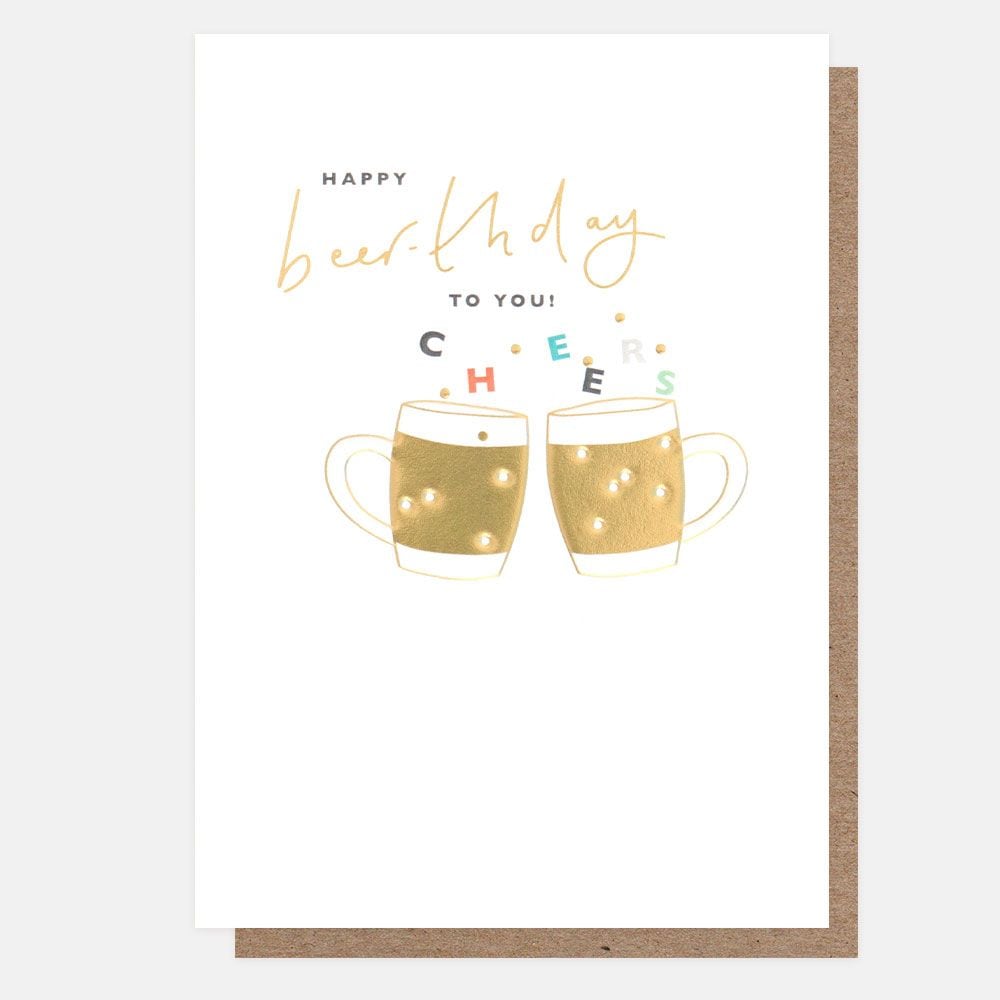 Happy Beer-thday Cheers Birthday Card